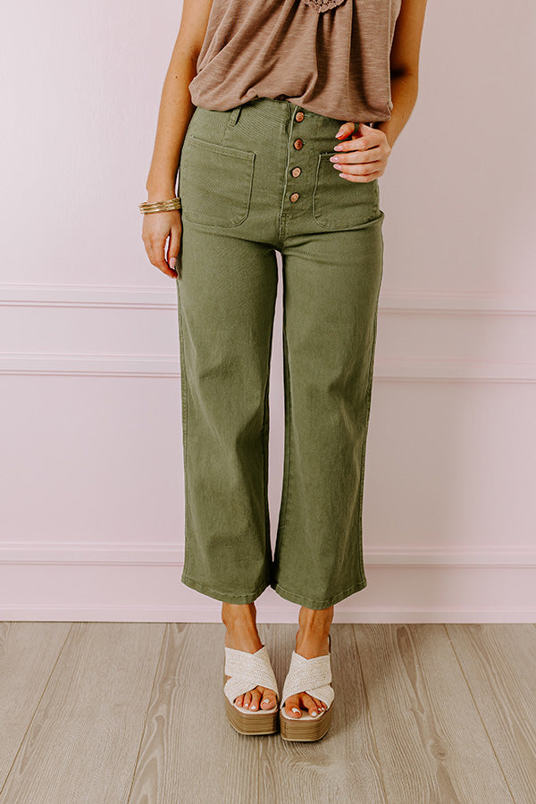 The Adele High Waist Jean In Sage   