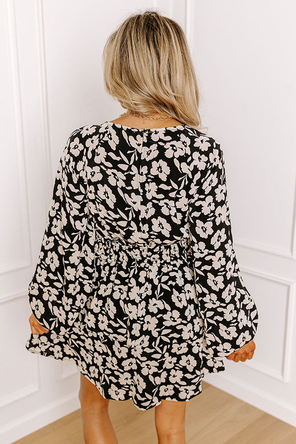 Endless Sophistication Floral Mini Dress