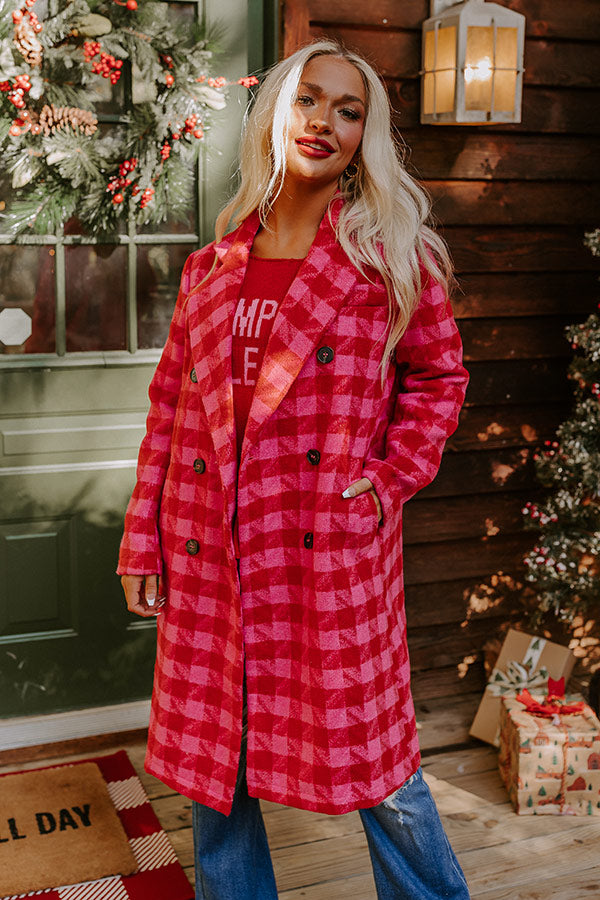 Like Clockwork Houndstooth Coat