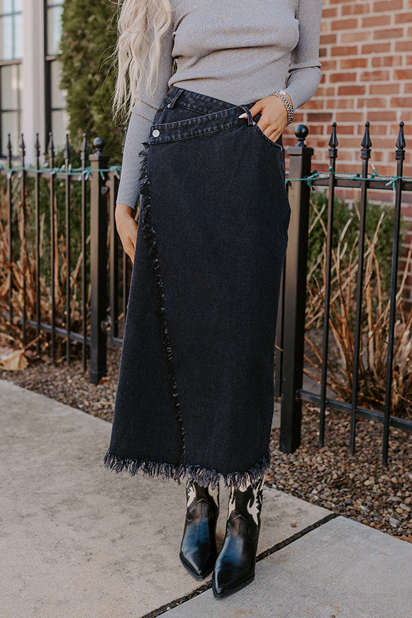 The Ashley Denim Skirt