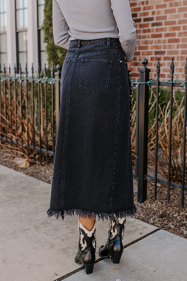 The Ashley Denim Skirt