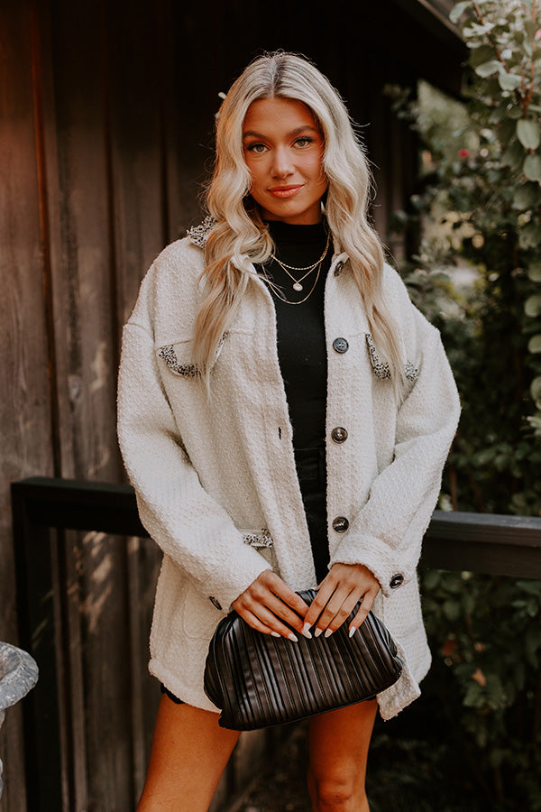 Comfy Glam Tweed Jacket   