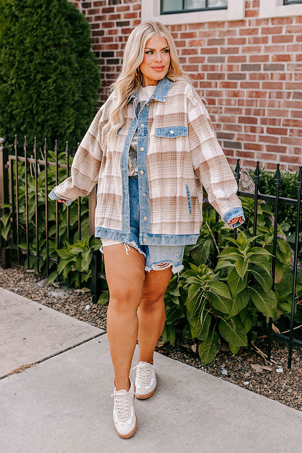 The Isabelle Plaid Jacket Curves