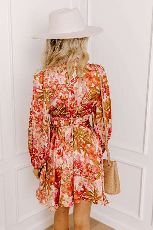 Venice Days Floral Wrap Dress