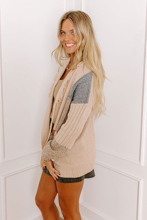 Caffeine Crush Knit Cardigan   