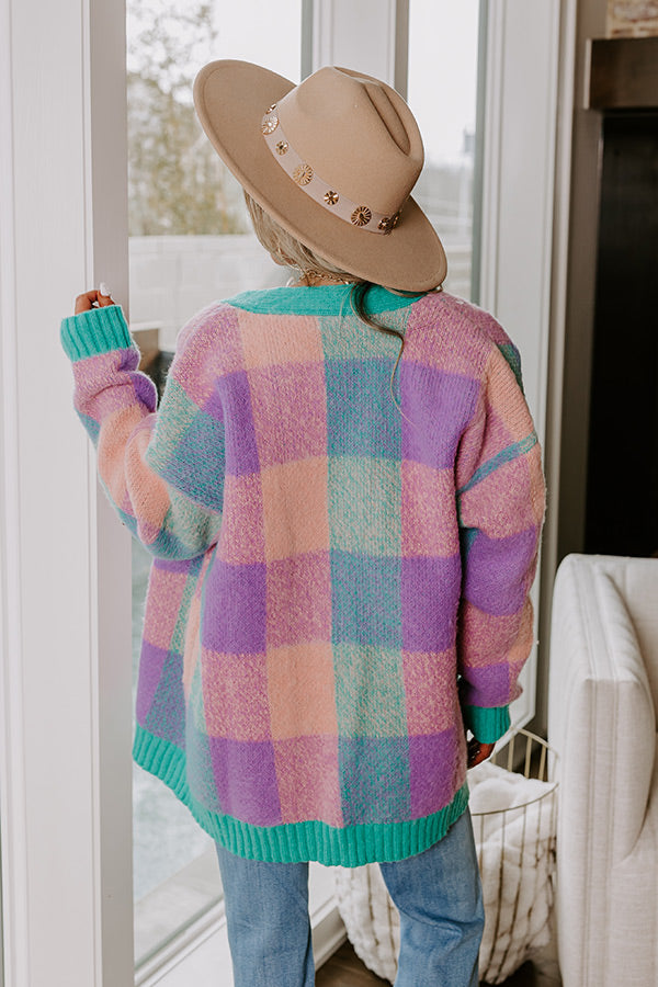 Alpine Escape Plaid Cardigan