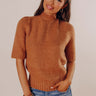 Like Clockwork Knit Sweater Top In Camel Image - 1
