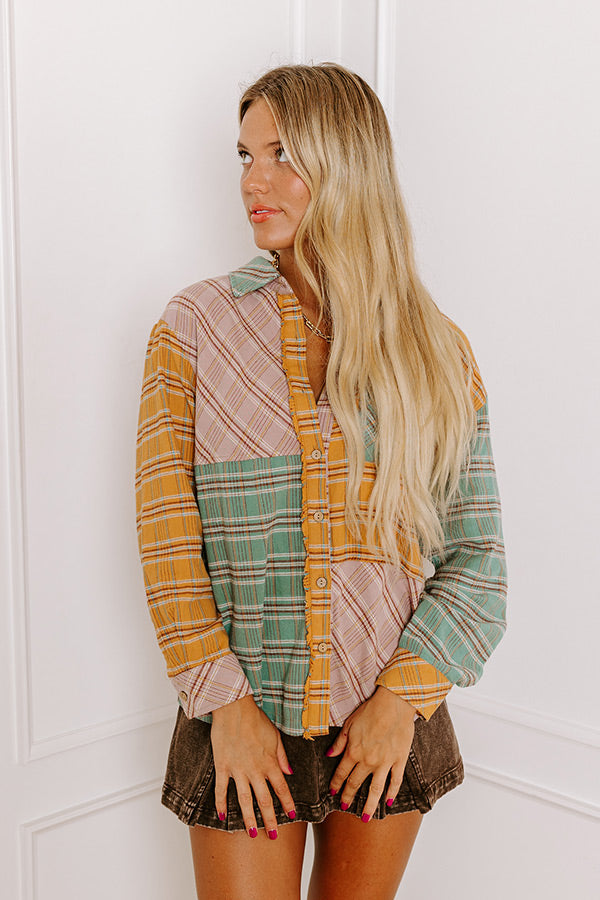 Mountain Overlook Colorblock Flannel