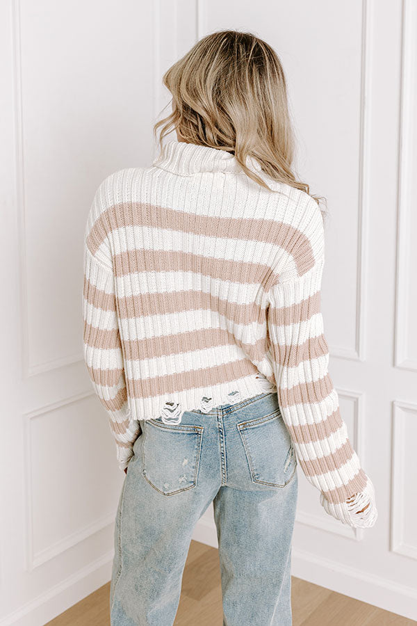 Sonoma Breeze Distressed Knit Sweater   