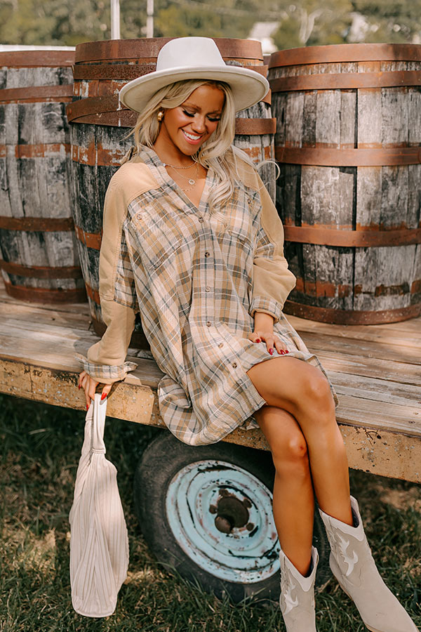 Vail Views Plaid Tunic Dress