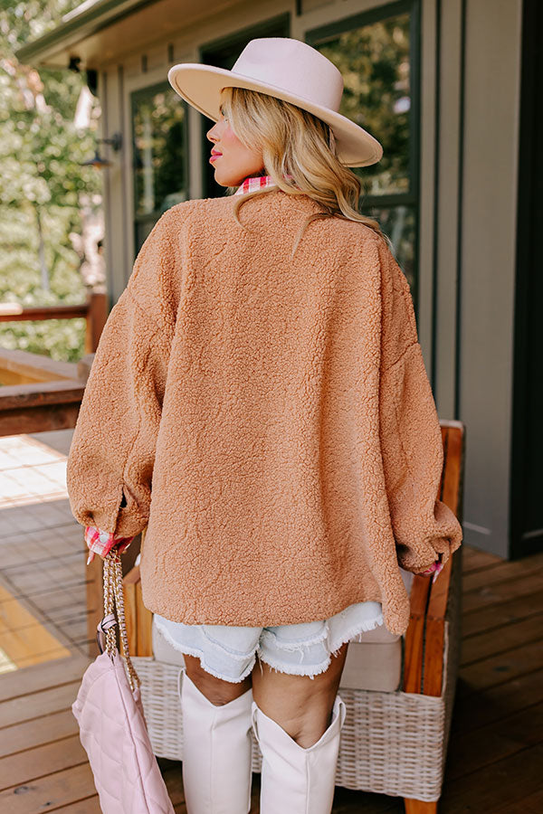 Cozy Darling Sherpa Jacket Curves