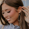 Elite Elegance Earrings In Grey Image - 1
