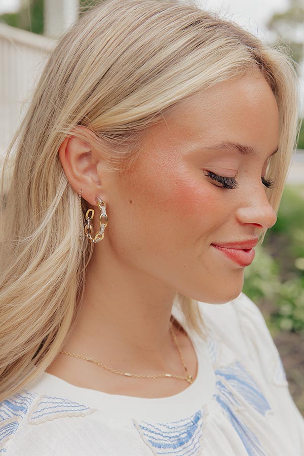 Modern Muse Hoop Earrings