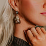 Runway Reverie Earrings In Grey Image - 1