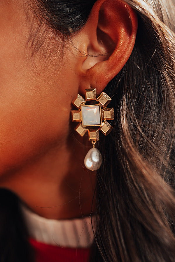 Haute Harmony Earrings In White Image - 2