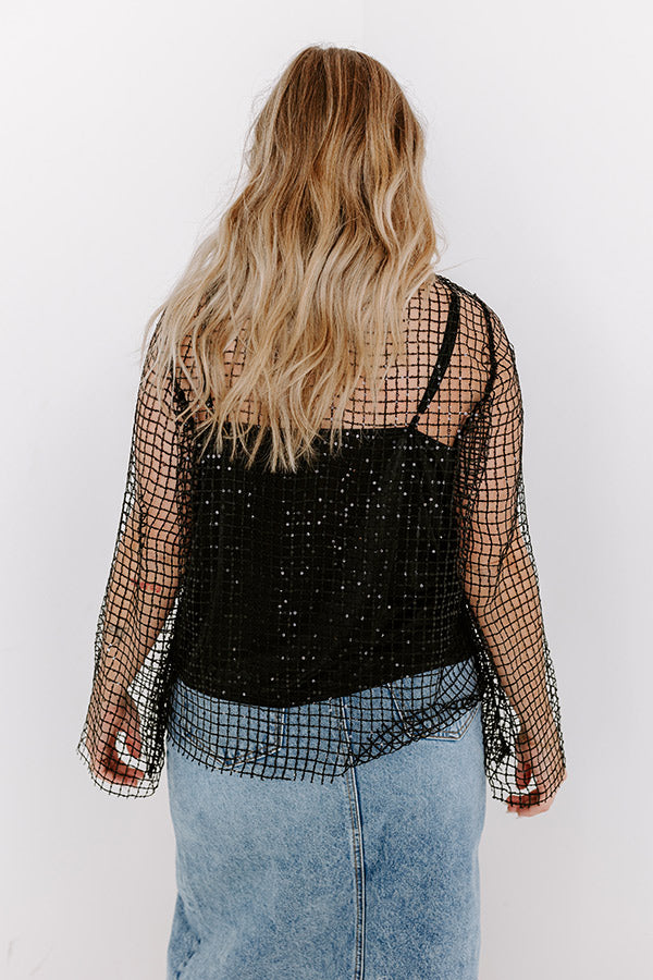 Broadway Beautiful Mesh Top