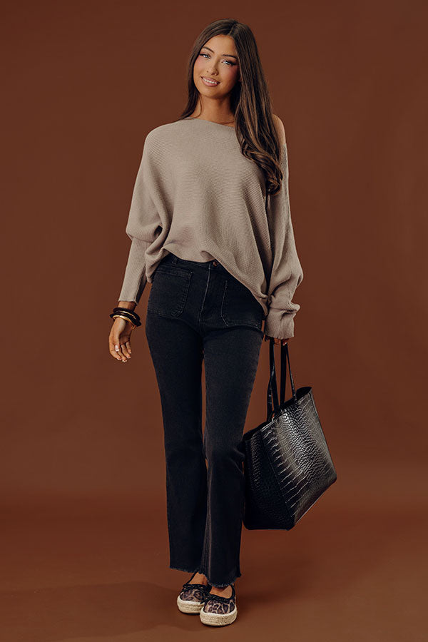 Caffeine Crush Top In Taupe Image - 2
