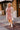 Fall Sunset Corduroy Mini Dress in Blush Curves