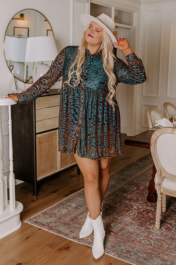 Roman Holiday Velvet Burnout Shift Dress Curves Roman Holiday Velvet Burnout Shift Dress Curves