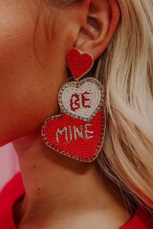 Be Mine Beaded Earrings