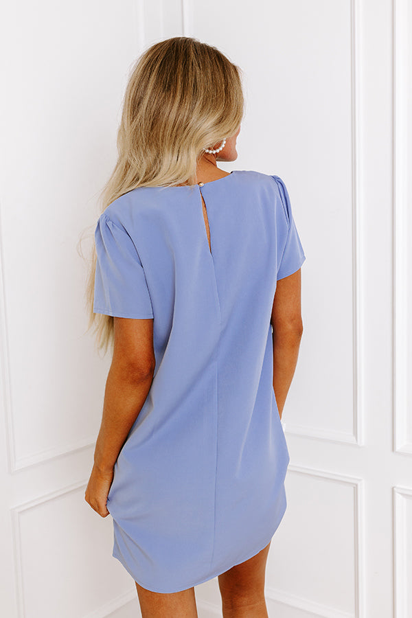 Sweetly Simple Mini Dress in Periwinkle S / Periwinkle Sweetly Simple Mini Dress in Periwinkle S / Periwinkle