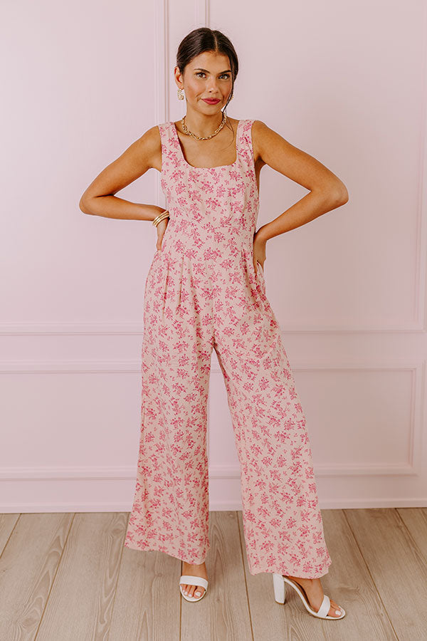 Pursuit of Happiness Floral Jumpsuit