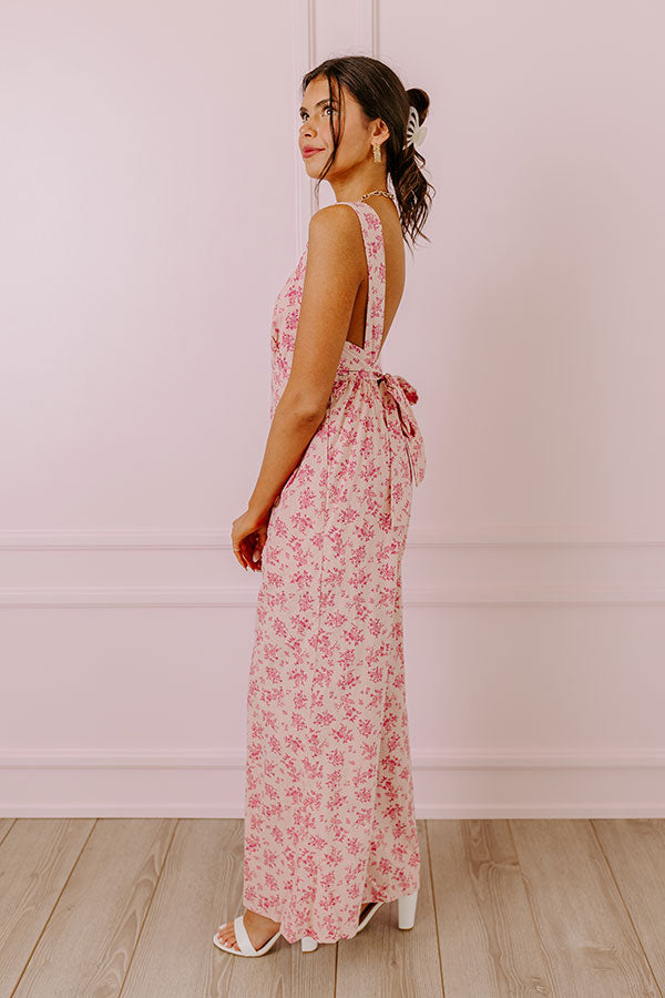 Pursuit of Happiness Floral Jumpsuit