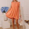 Saltwater Sunrise Shift Dress In Peach Image - 1