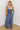 Gather The Courage Smocked Jumpsuit In Blue Curves