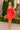  red Whispering Muse Smocked Mini Dress In Red Curves 