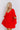 Whispering Muse Smocked Mini Dress In Red Curves   