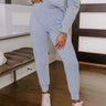 Coffee Run Cutie High Waist Butter Soft Joggers in Sky Blue Image - 1