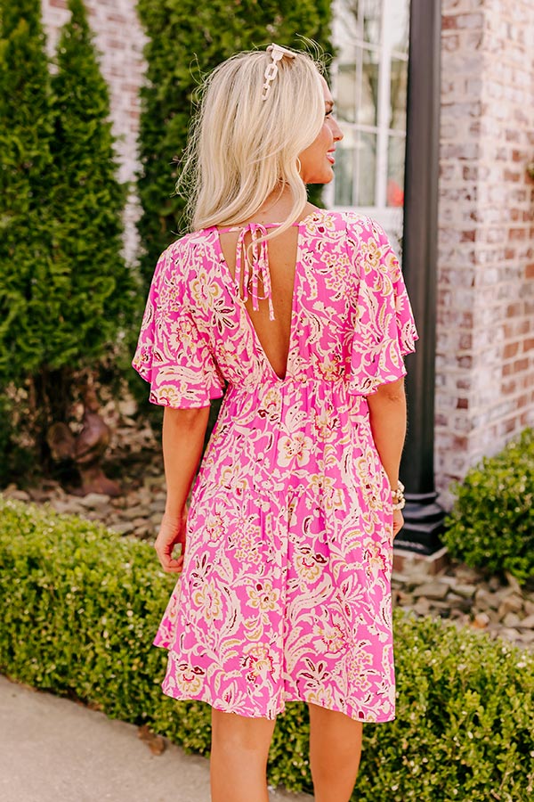 Summer Getaway Floral Mini Dress