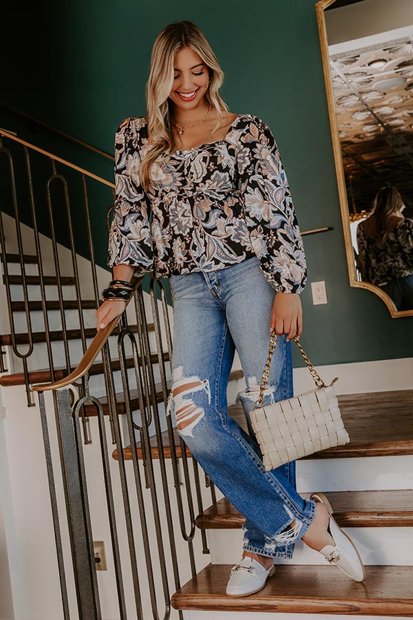 The Casey High Waist Distressed Straight Jean Image - 1