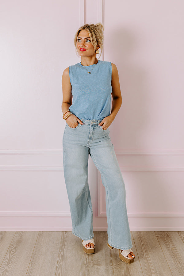 The Elliot High Waist Wide Leg Jean