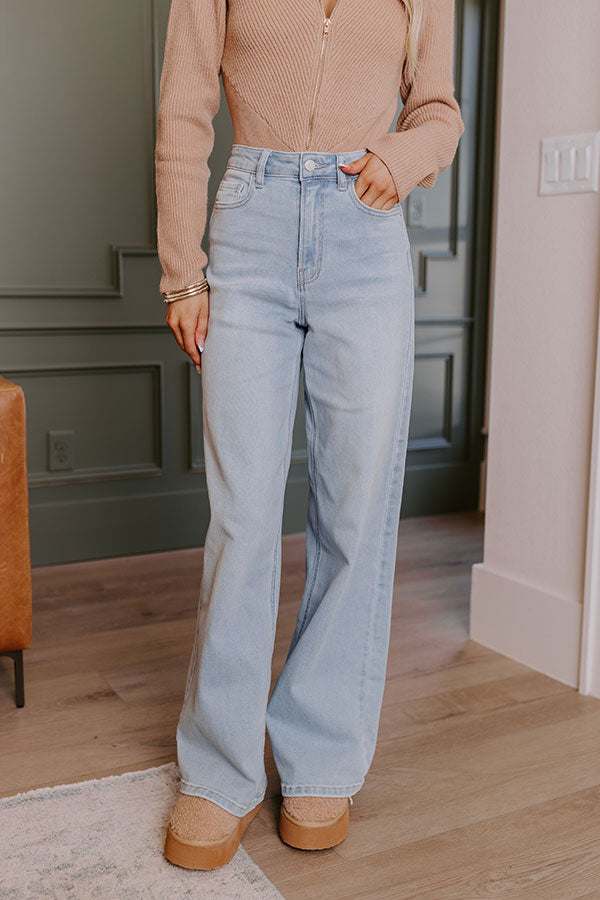 The Elliot High Waist Wide Leg Jean