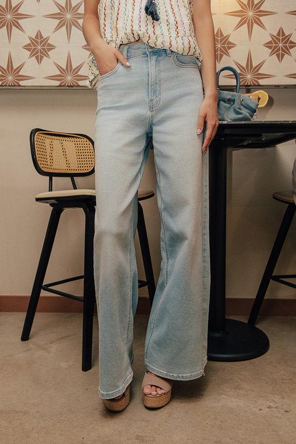 The Elliot High Waist Wide Leg Jean