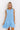 Spring Sunshine Frayed Dress in Sky Blue