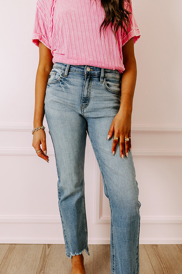 KanCan The Delilah High Waist Straight Leg Jean