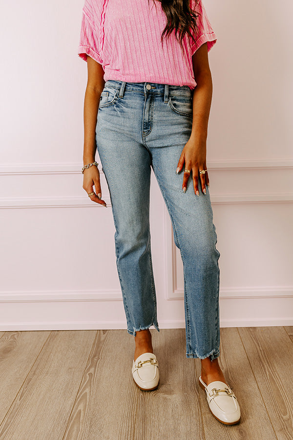 KanCan The Delilah High Waist Straight Leg Jean