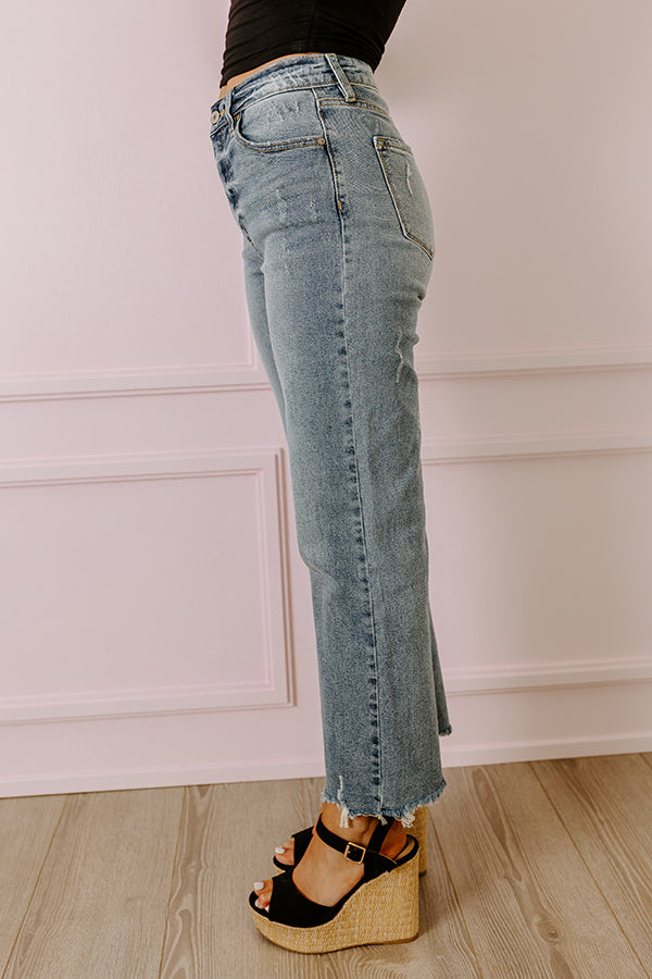 Kan Can Judith High Waist Straight Leg Jean