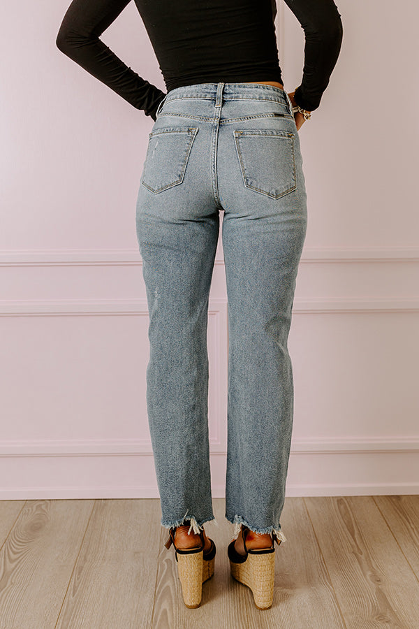 Kan Can Judith High Waist Straight Leg Jean