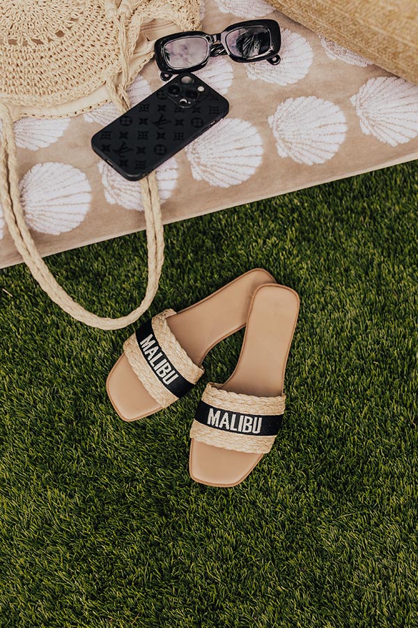 Malibu Raffia Woven Sandal Image - 3