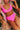 Beach Retreat Midrise Bikini Bottom in Neon Pink