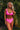 Beach Retreat Midrise Bikini Bottom in Neon Pink   