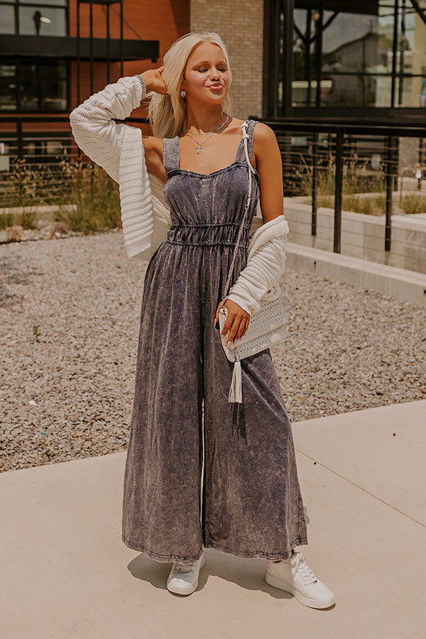 Summer Sorbet Mineral Wash Jumpsuit