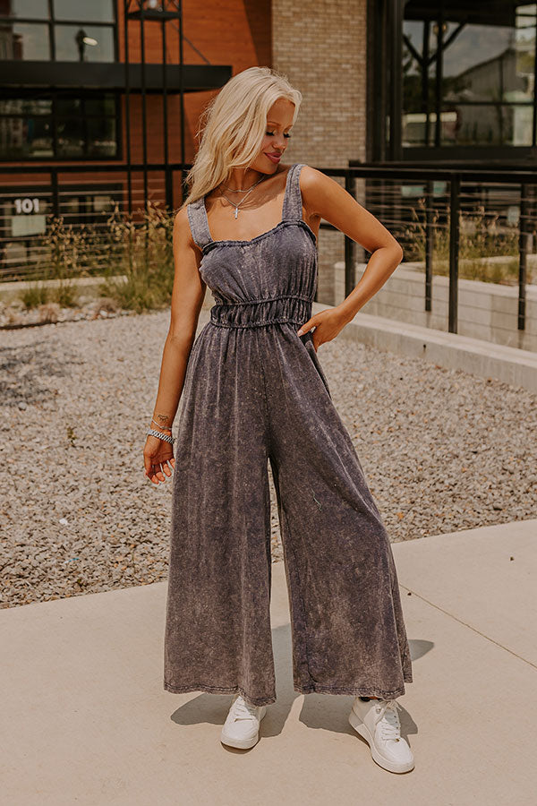 Summer Sorbet Mineral Wash Jumpsuit