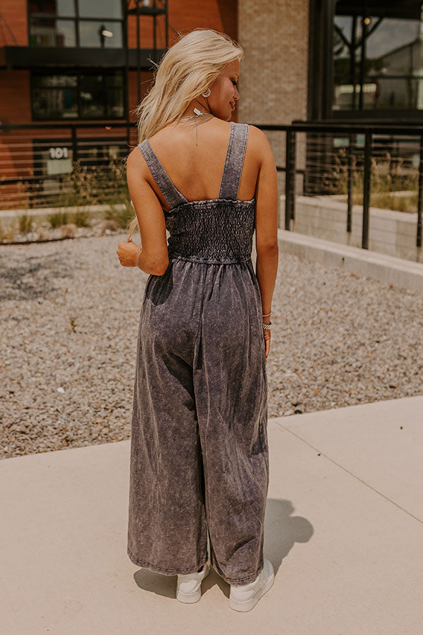 Summer Sorbet Mineral Wash Jumpsuit