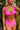  pink Beach Retreat Bikini Top in Neon Pink 