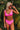  pink Beach Retreat Bikini Top in Neon Pink 